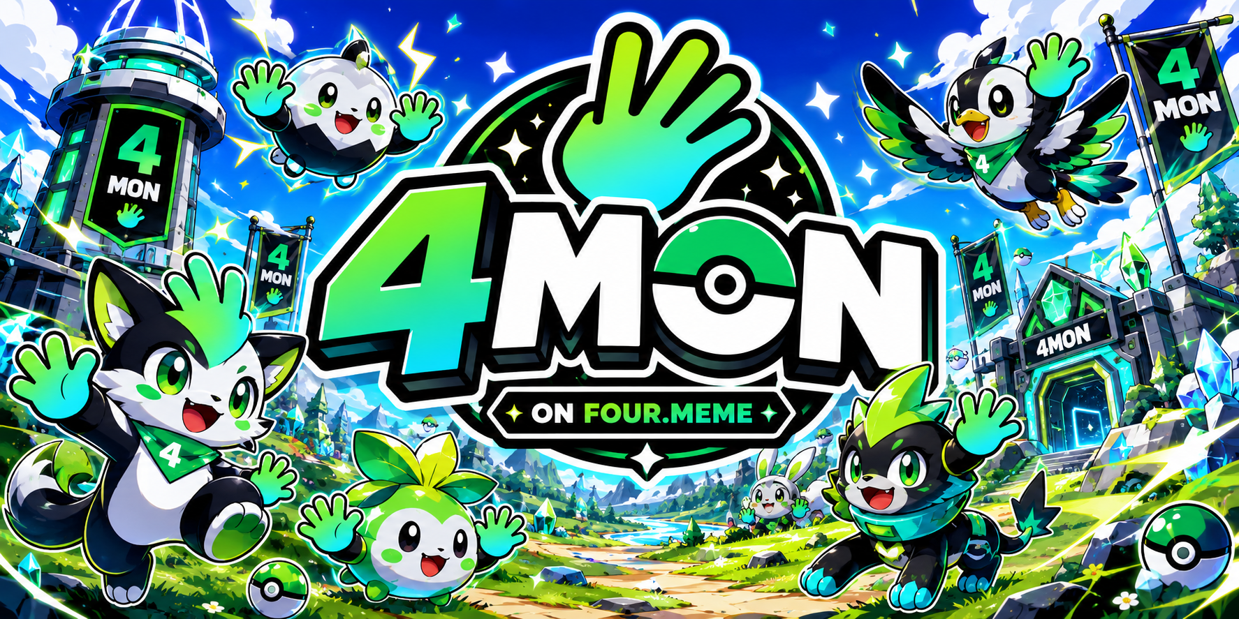 4MON fantasy card world